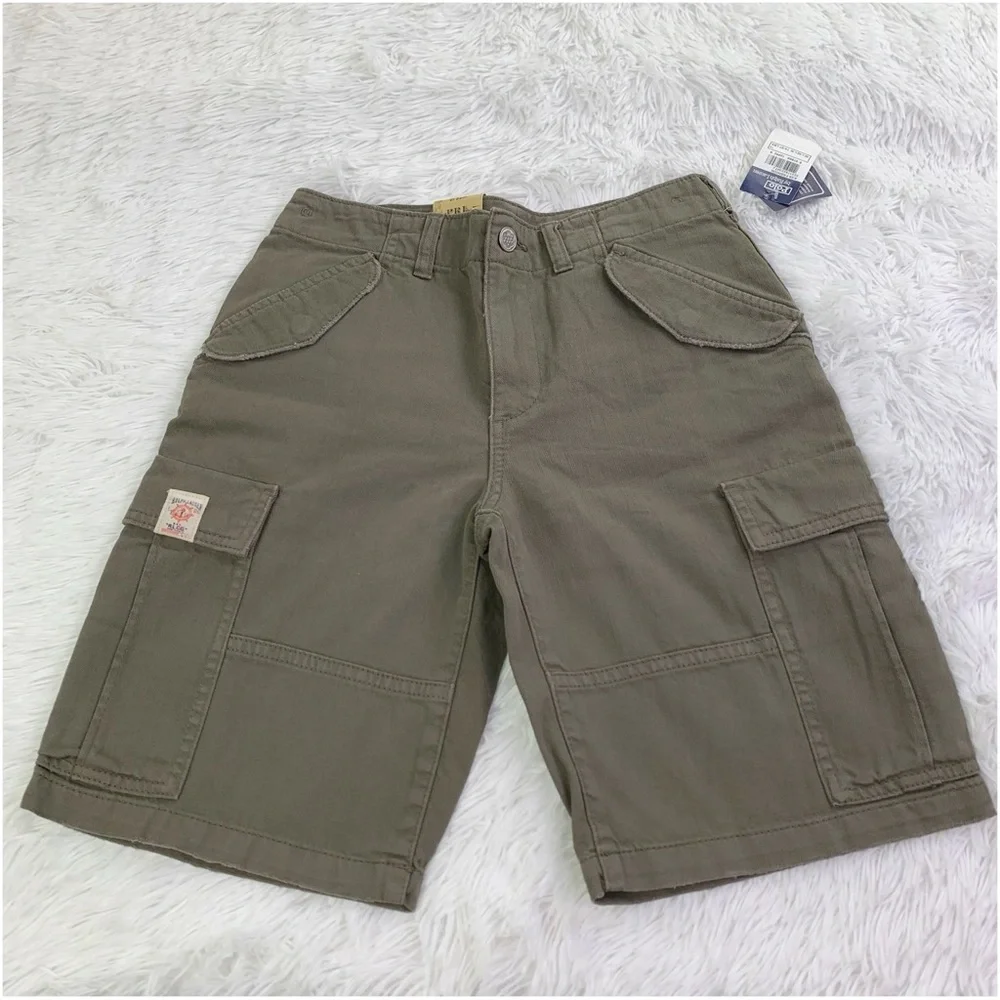 Ralph Lauren NWT boy's Cargo Shorts in olive green